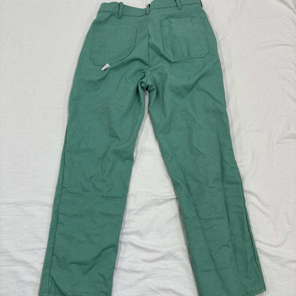 Westex Proban FR-7A Flame Resistant Work Pants Mens 38x32 Green‎ USA 100% Cotton